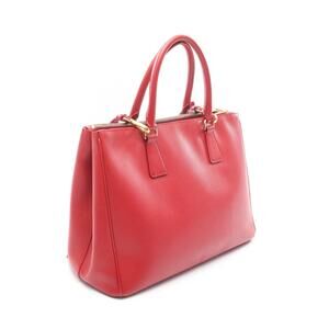 Prada SAFFIANO LUX Galleria Handbag Leather Red